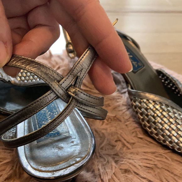 Vintage peep toe sandal heels - Picture 6 of 6